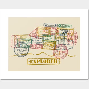 Passport Truck Explorer Posters and Art